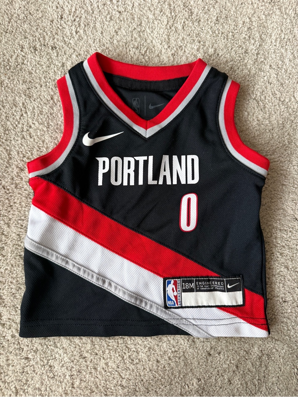 Nike Kids Portland Basketball Jersey Lillard